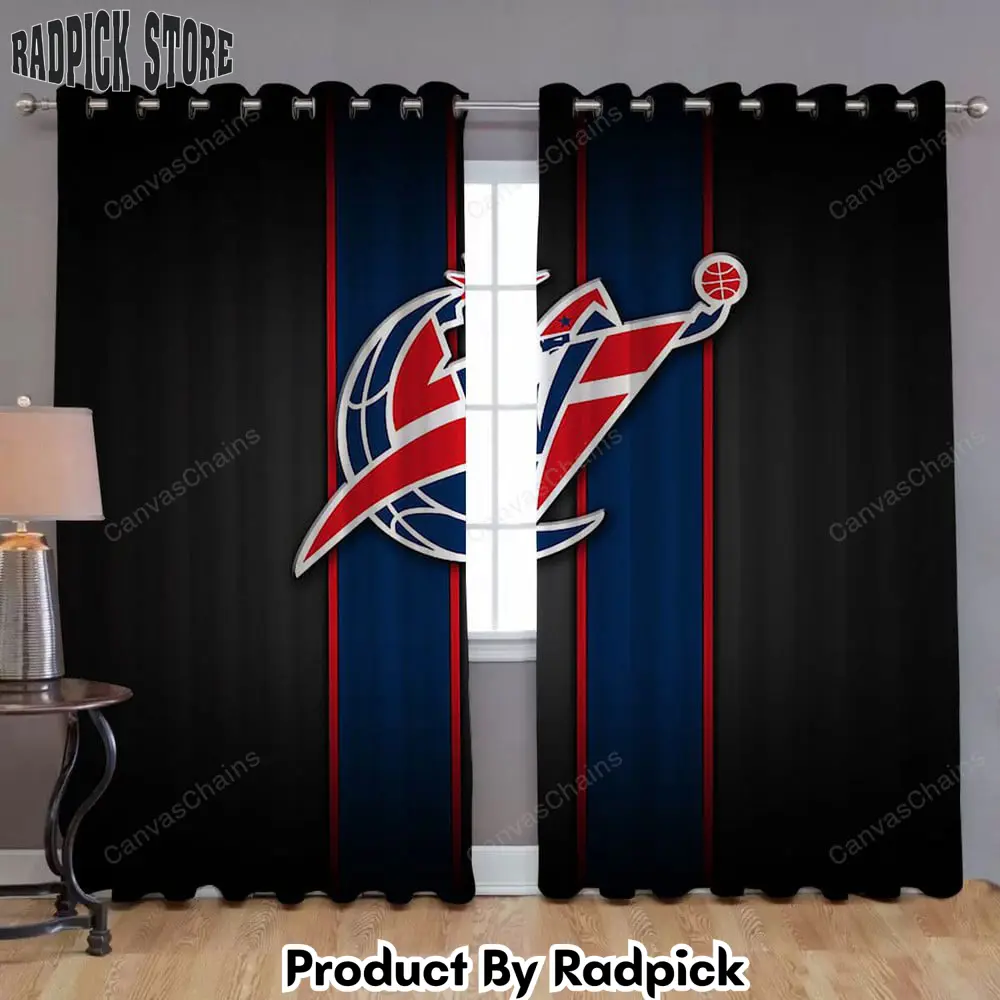 Radpick washington wizards window curtains basketball nba1002 curtains living room curtains for window rp85259